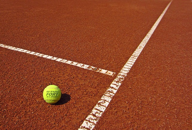 teniszpálya egy részlete