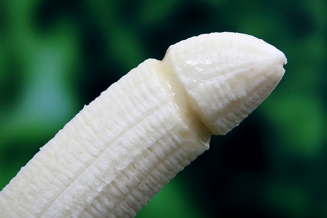 banán érdekesen körbevágva